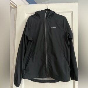 Men’s Small Black Columbia Lightweight Rain Coat